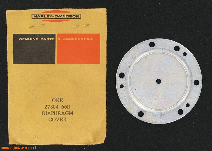   27804-66R (27804-66R): Diaphragm cover - NOS - KR, KRTT, XLRTT '67-   XR 750,XLR 1970
