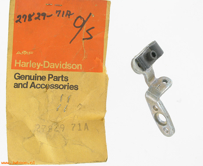   27829-71A (27829-71A): Throttle cable clamp assy. - NOS - Snowmobile, Y 398,Y 440 71-75