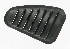   27875-74 (27875-74): Louvered panel - right - NOS - Snowmobile, Y 398,Y 440 74-75