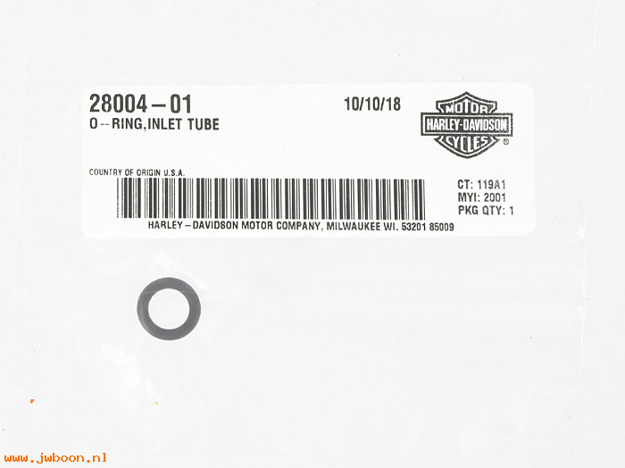   28004-01 (28004-01): O-ring, inlet tube