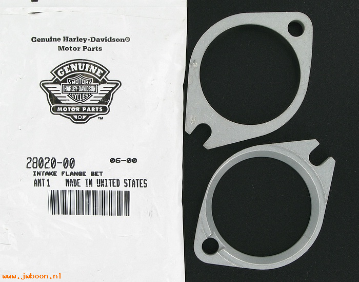   28020-00 (28020-00): Intake flange set - front and rear-NOS - XLH.Twin Cam. Evo 1340cc
