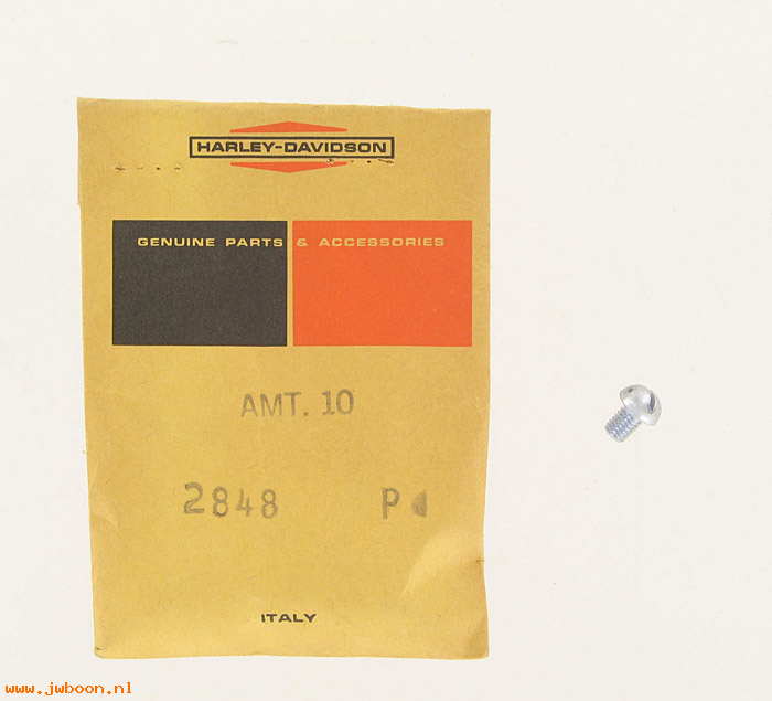       2848P (    2848P): Screw, 5 mm x 6 round head - NOS - Aermacchi Rapido 68-e69