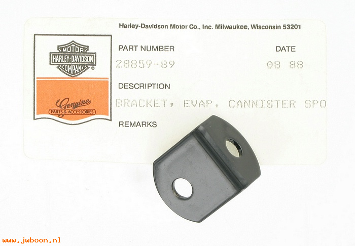   28859-89 (28859-89): Bracket - evap. cannister - NOS - Sportster XL 1989