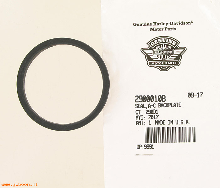   29000108 (29000108): Seal, air cleaner back plate