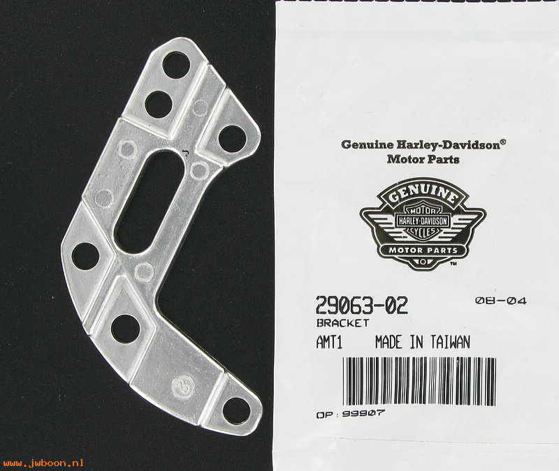   29063-02 (29063-02): Bracket, air cleaner cover adapter kit 29769-01 - NOS-Twin Cam