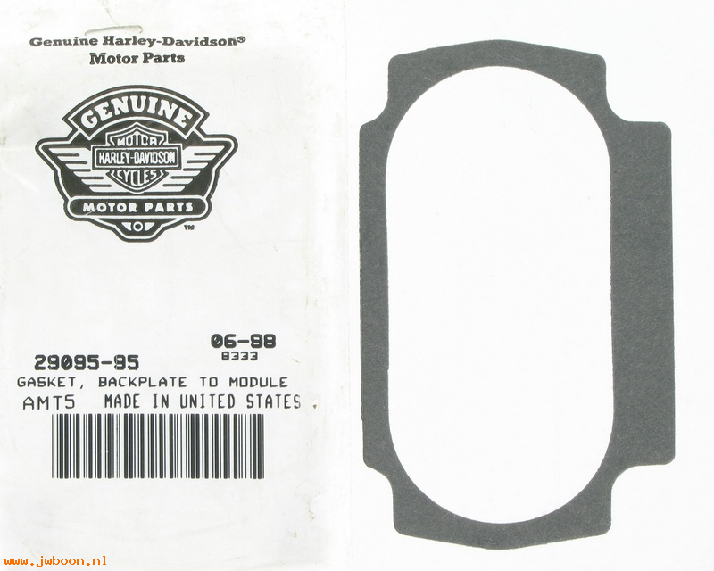   29095-95 (29095-95): Gasket,air cleaner back plate to module-NOS-EVO 1340cc,Touring