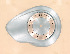   29193-08CGT (29193-08CGT): Air cleaner cover - suede blue pearl - NOS - FXD, Dyna '08-