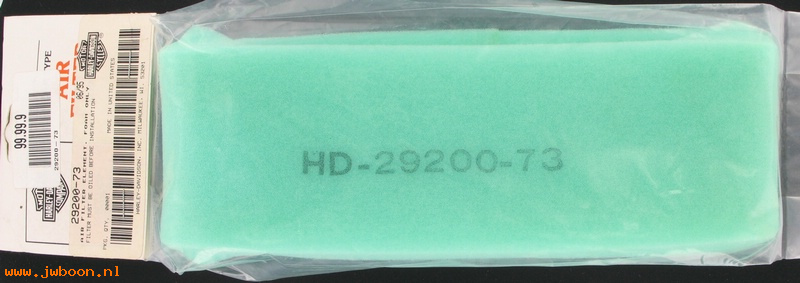   29200-73 (29200-73): Filter element - foam only - NOS - XLCR.XLH,XLCH.FL,FX L75-76