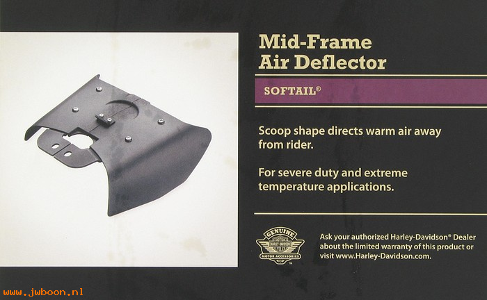   29200008 (29200008): Mid frame air deflector - Softail - NOS