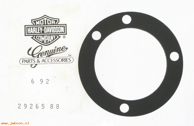   29265-88 (29265-88 / 29379-96Y): Spacer, carburetor backing plate - NOS - XL. - EVO 1340cc '90-'92