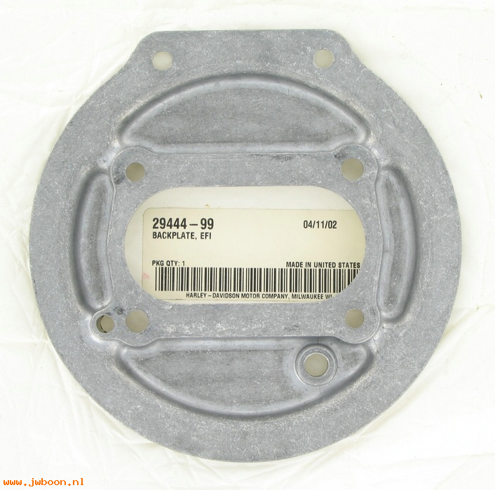   29444-99 (29444-99): Backplate - air cleaner  EFI - NOS - Twin Cam EFI '99-  (race)
