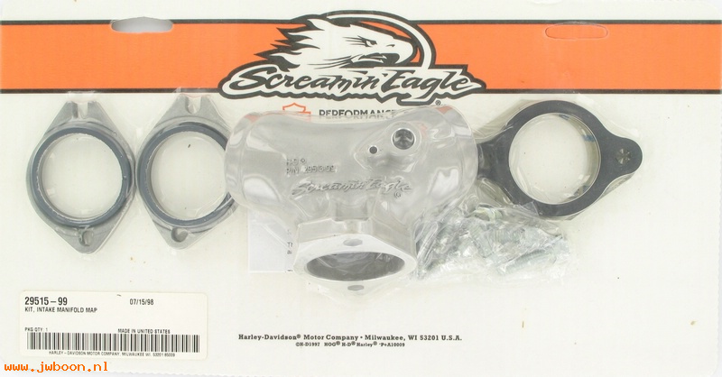   29515-99 (29515-99 / 29515-98): Kit, intake manifold - Twin Cam with MAP sensor - Screamin' Eagle