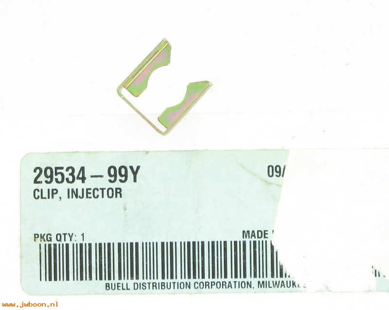   29534-99Y (29534-99Y): Clip, injector - NOS - Buell '99-'02