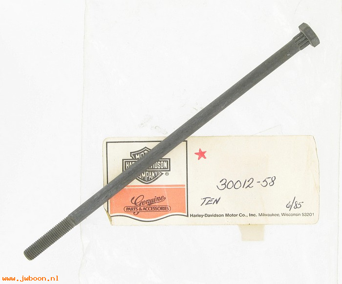   30012-58 (30012-58): Screw, frame - NOS - FL '58-'69. XL's '58-'81. Servi-car '58-'65