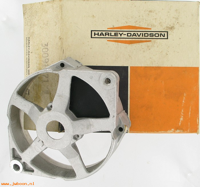   30091-71 (30091-71): Frame, diode end - NOS - Servi-car, GE 71-73. AMF Harley-Davidson