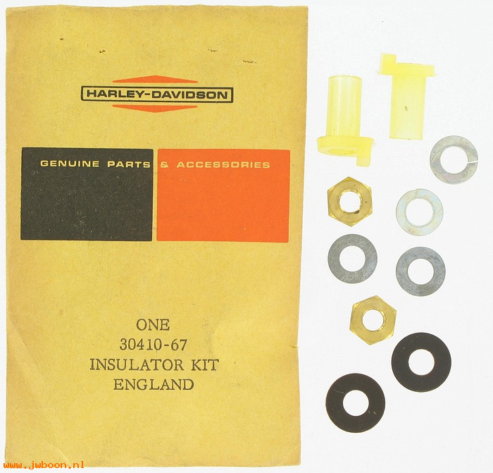   30410-67 (30410-67): Insulator kit - brush terminals - NOS - Golf car