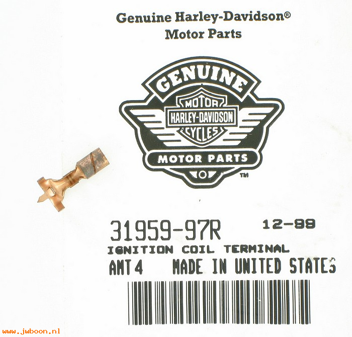   31959-97R (31959-97R): Terminal - spark plug wire to ignition coil - NOS - XR 750 '96-
