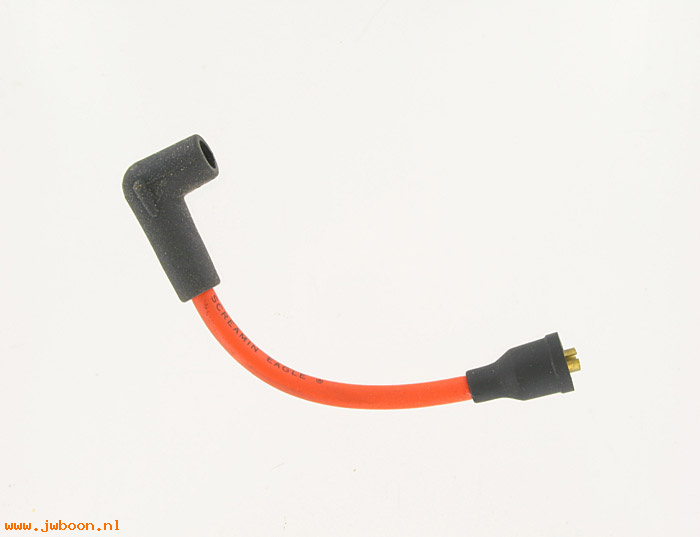   31976-89 (31976-89): Spark plug wire 7" orange,Screamin' Eagle - NOS - FLH, FXST, FXD