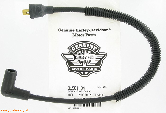   31981-94 (31981-94): Cable, spark plug - NOS - FXD, Dyna '97-'98