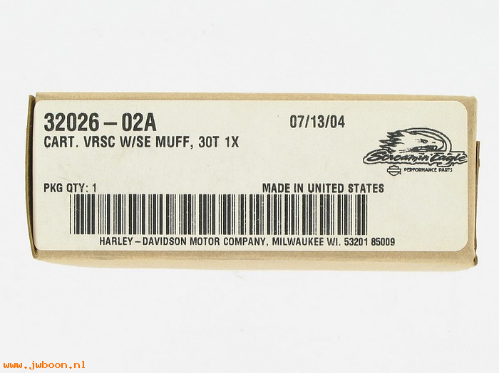   32026-02A (32026-02A): Cartridge with Screamin' Eagle muffler 30T 1X - NOS - V-rod VRSC