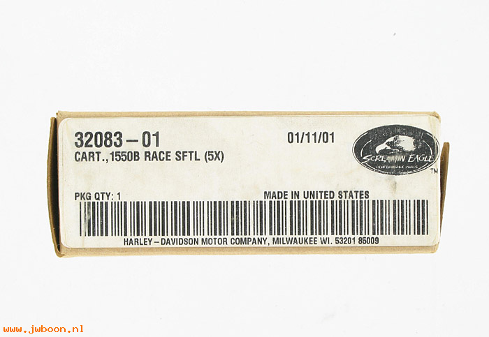   32083-01 (32083-01): Cartridge 1550B Race 5X - NOS - Softail 1550, race