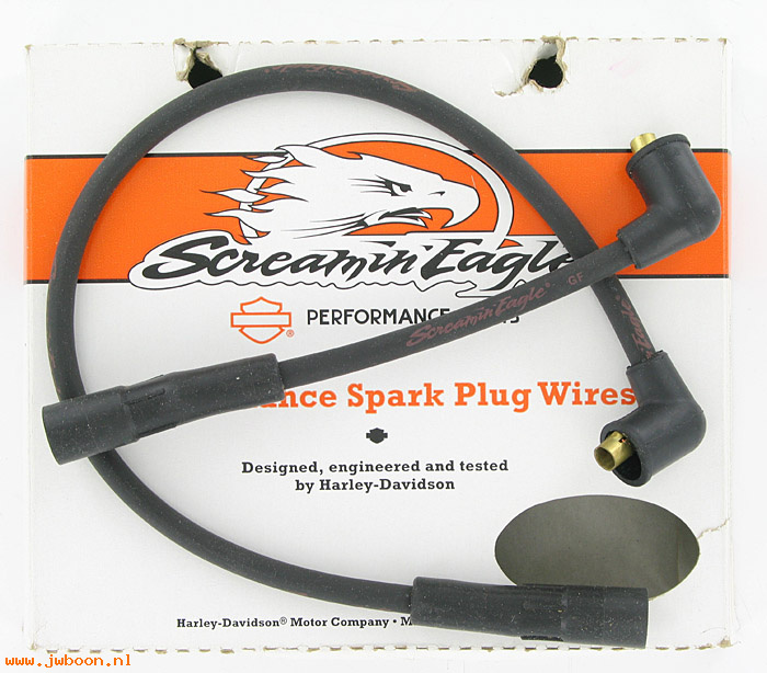   32091-98 (32091-98): Terminated 8mm plug wire kit - Screamin' Eagle - NOS-EVO 1340cc