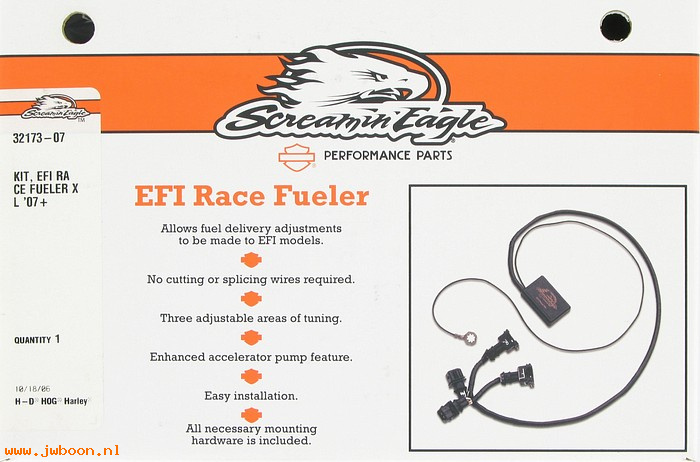   32173-07 (32173-07): EFI race fueler kit - NOS - Sportster, XL '07-
