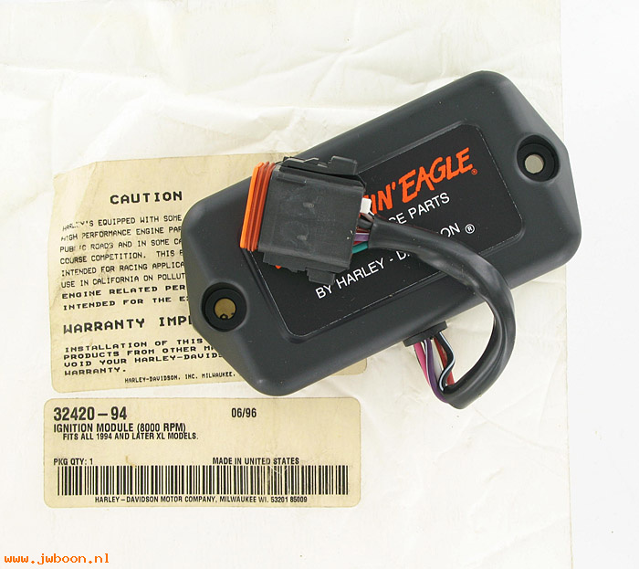   32420-94 (32420-94): Ignition module  (8000 rpm limit) - NOS - Sportster XL 94-97