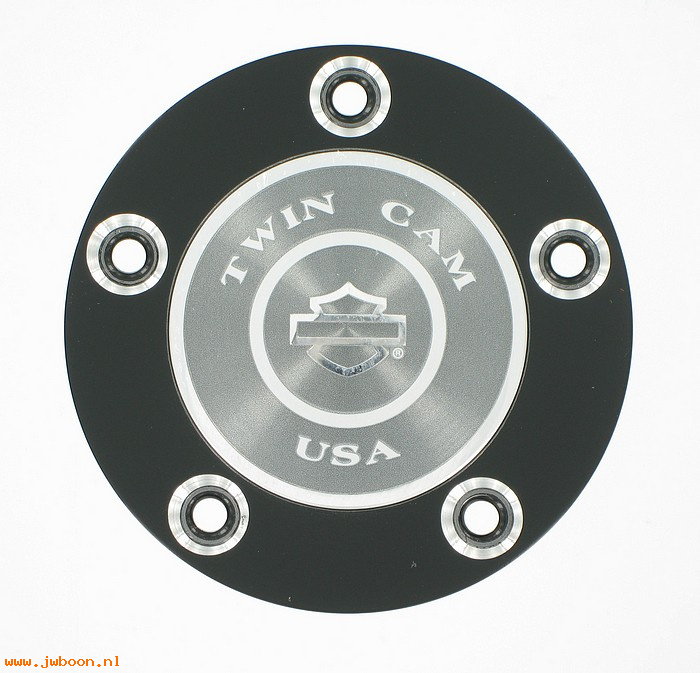   32558-99 (32558-99): Timer cover - black - NOS - Twin Cam
