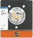  32689-99A (32689-99A): Timer cover, 5-hole - "Live to Ride"    2-tone - NOS - Twin Cam