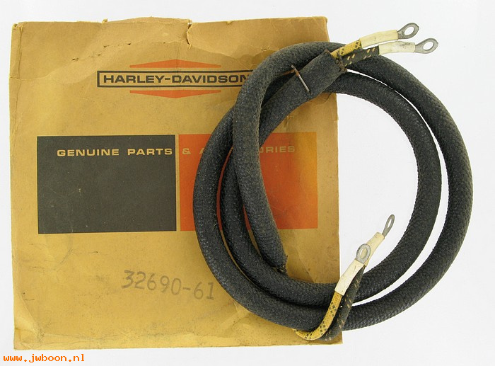   32690-61 (32690-61): Wire, circuit breaker to spark coil - NOS - FL '61-'64, Panhead