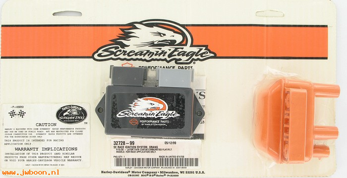   32728-99 (32728-99): Race ignition system, 7000rpm, orange Screamin' Eagle,NOS,Touring