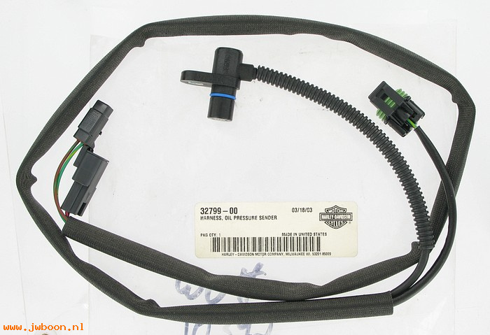   32799-00 (32799-00): Harness - oil pressure sender - NOS - Twin Cam Touring '00-'03