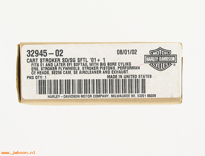   32945-02 (32945-02): Cartridge stroker Sd/Sg   1x - NOS - Softail '01-