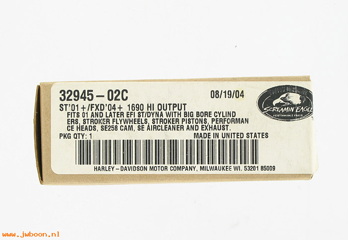   32945-02C (32945-02C): Cartridge 1690cc - NOS - Softail '01-'05.  FXD, Dyna '04-'05