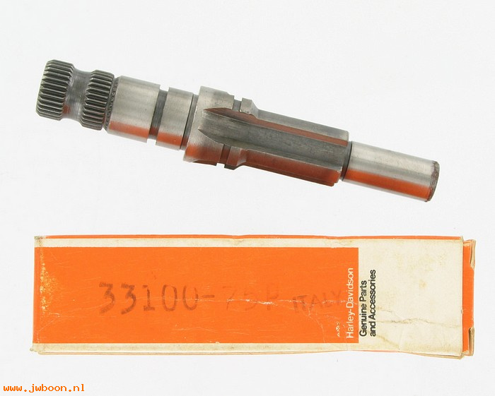   33100-75P (33100-75P): Starter crankshaft,use with 35082-74P for '73-'74,NOS, Z-90.X-90.