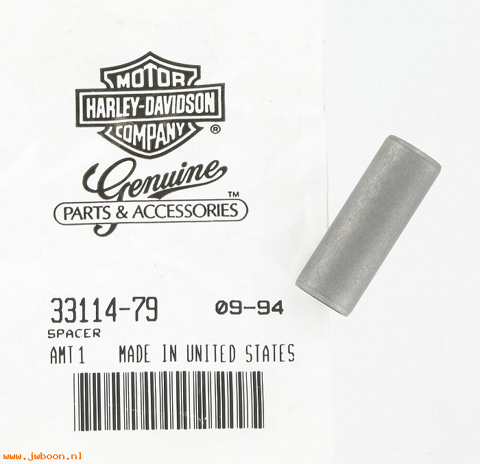   33114-79 (33114-79): Spacer, to primary cover - NOS - Big Twins '80-'99, 5-speed