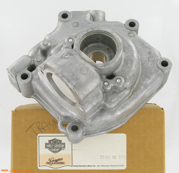   33165-80 (33165-80): Cover, shifter (footshift) with pawls and cam follower body - NOS