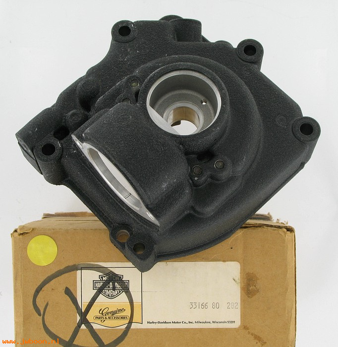  33166-80 (33166-80): Cover, shifter (footshift) with pawls and cam follower body - NOS