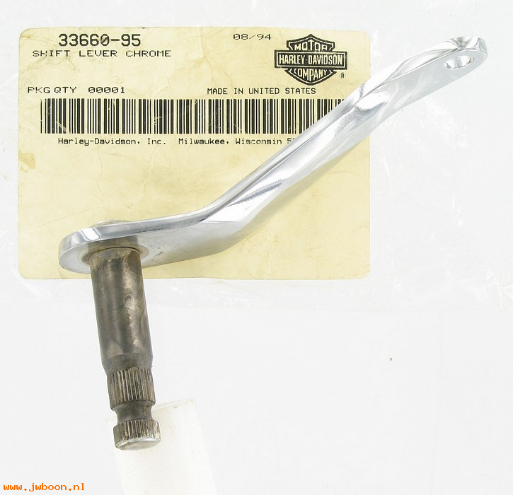   33660-95 (33660-95 / 33660-90B): Shift lever - NOS - Softail FXST. FXDWG, Dyna Wide Glide