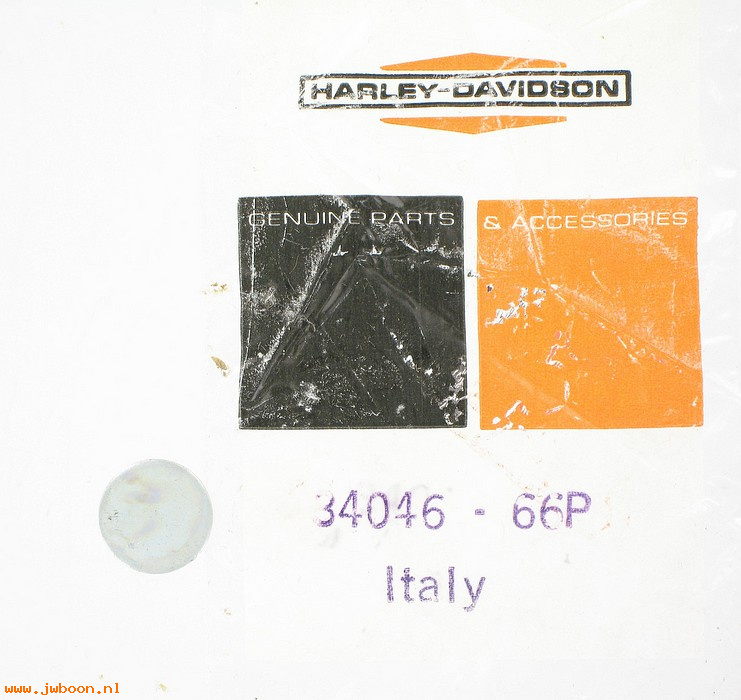   34046-66P (34046-66P): Spring retainer disc, outer -NOS- Aermacchi M-50 66-72.X-90 1972