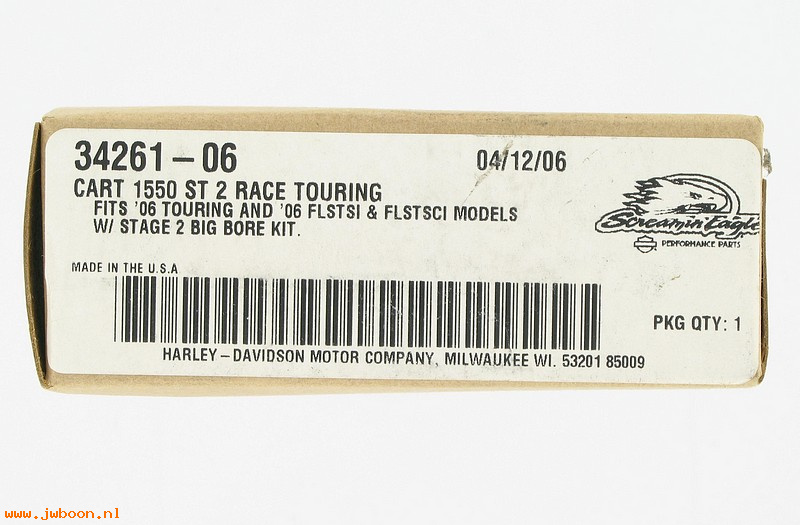   34261-06 (34261-06): Cartridge 1550cc, Stage 2  race, Screamin' Eagle,NOS. Touring