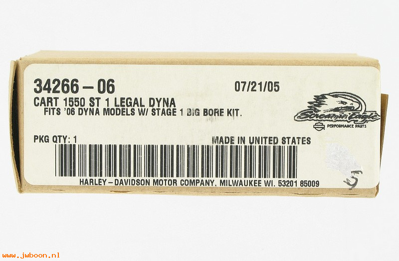  34266-06 (34266-06): Cartridge 1550cc, Stage 1   legal - NOS - Dyna, FXD