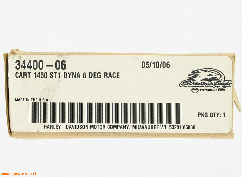  34400-06 (34400-06): Cartridge 1450cc - Stage 1  8 degree race,Screamin'Eagle,NOS. FXD