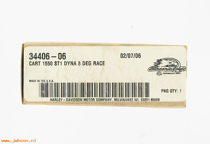   34406-06 (34406-06): Cartridge 1550cc,Stage1 8 degree race,Screamin'Eagle,NOS. FXD