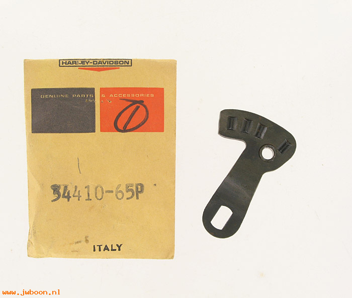   34410-65P (34410-65P): Shifter plate - NOS - Aermacchi M-50 66-72. X-90 1972.AMF Harley