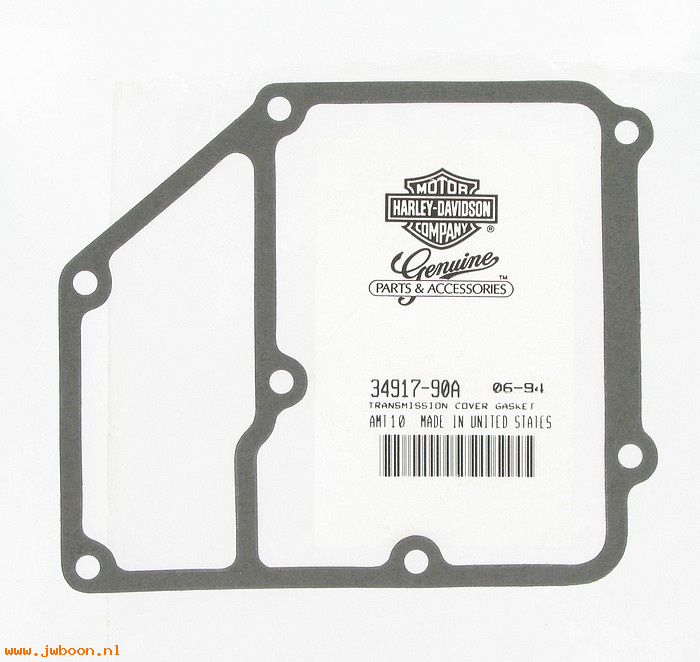   34917-90A (34917-90A): Gasket, transmission top cover - NOS - FXD '91-'97