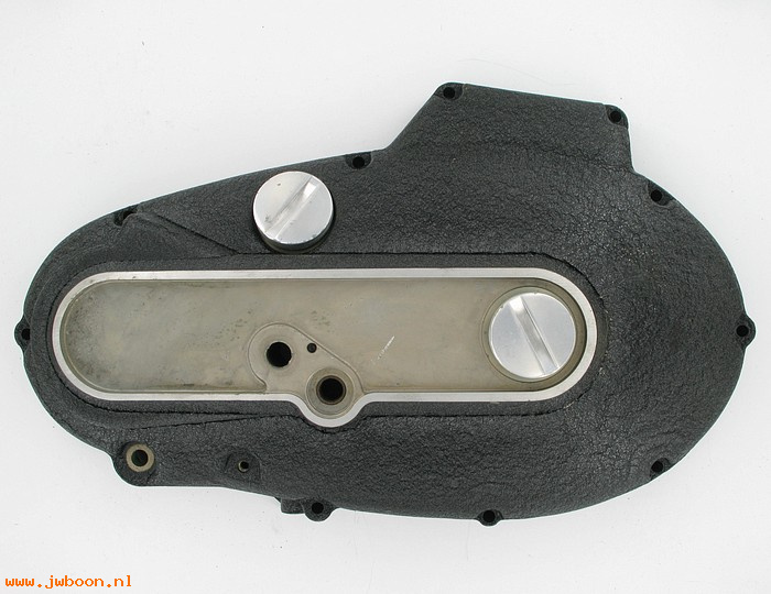   34944-77A (34944-77A): Chain cover with plugs - NOS - Sportster Cafe Racer XLCR. AMF