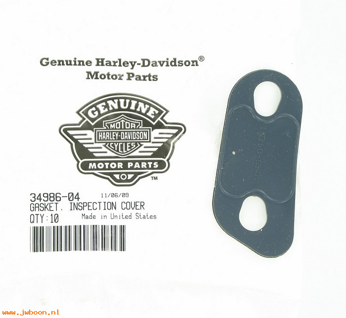   34986-04 (34986-04): Gasket - inspection cover - NOS - Sportster XL '04-'08