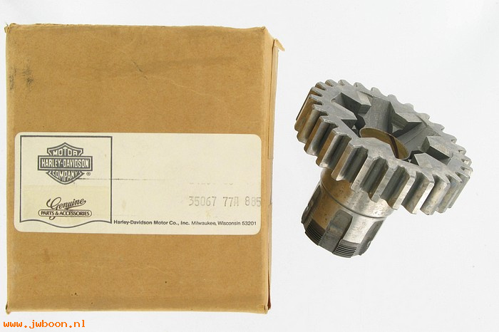  35067-77A (35067-77A): Main drive gear 26 T - NOS - FL, FX late'77-'84, Shovelhead